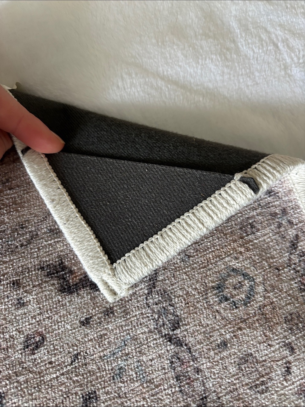 Ruggable Muted Beige Area Rug - Picture 4 of 6